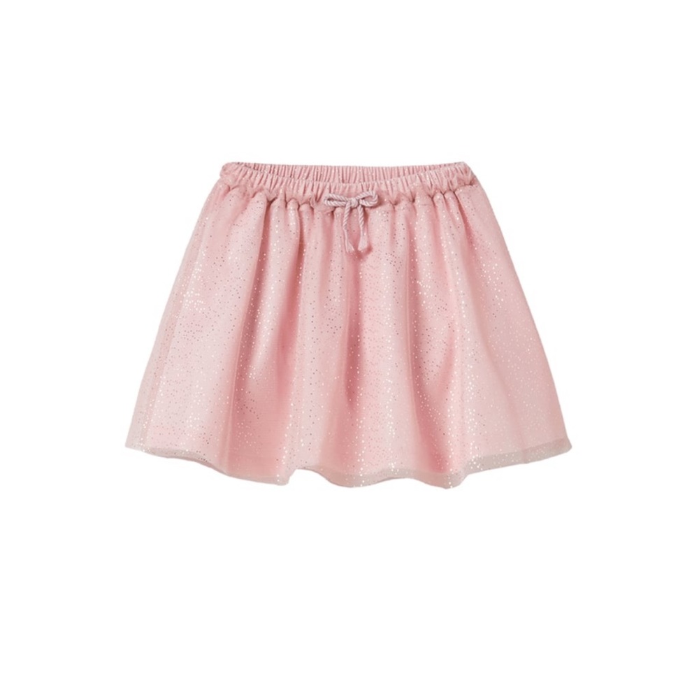 Zara Sparkly Tulle Skirt with Bow
